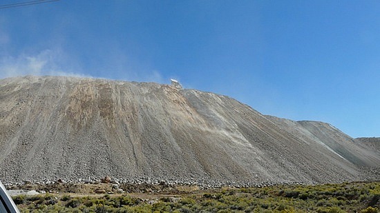 Copper mining waste