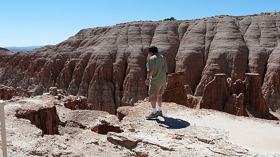 Mark at Cathedral Gorge