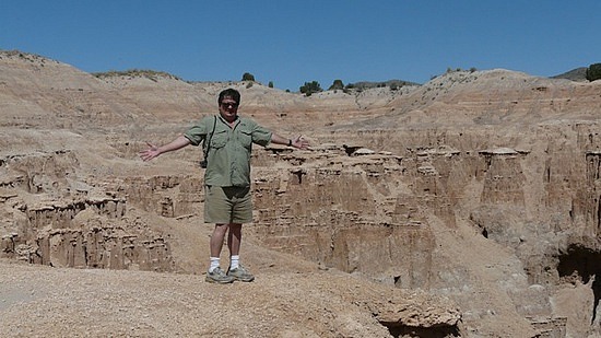 Mark at Cathedral Gorge