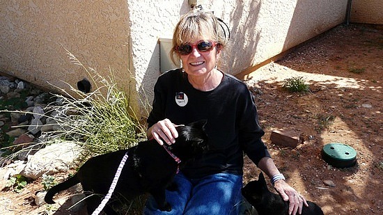 Sally with Sinbad & Thumper