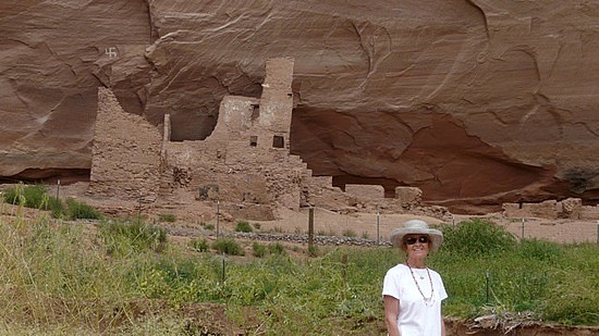 Sally at Antelope House Ruins