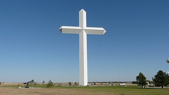 The 19-story Cross in Groom, Texas