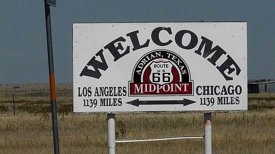 Welcome to Adrian, Route 66 Midpoint