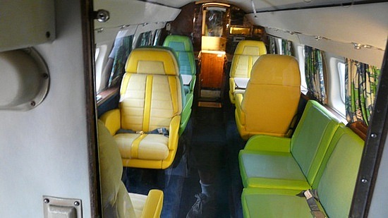 Interior of Elvis' Little Jet