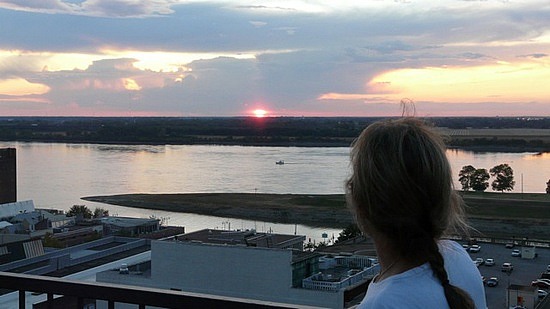 Watching the Sun Set From the Roof