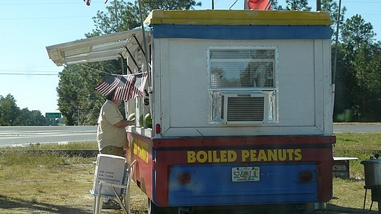 Mark Checks Out Boiled Peanuts