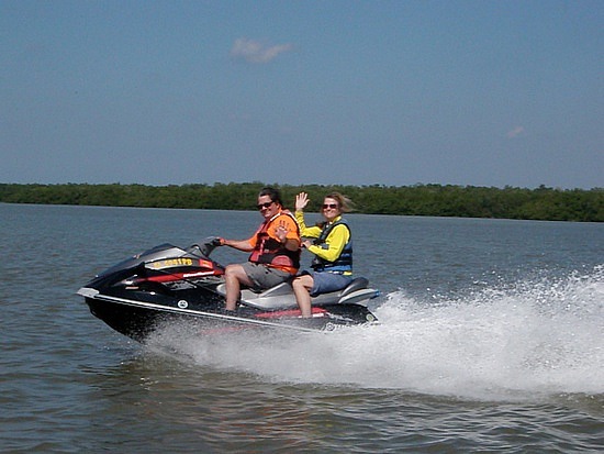 Jetskiing