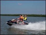 Jetskiing