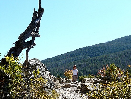 Hiking Gros Ventre Slide