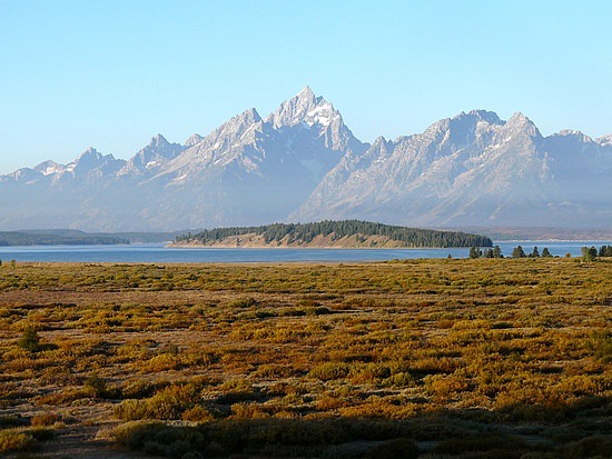 The Mountains from Jackson Lake Lodge