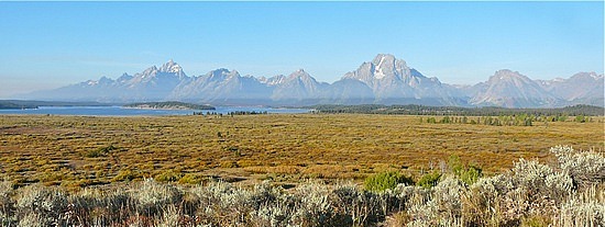 View of Grand Teton Range