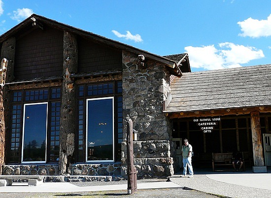 Mark at Old Faithful Lodge