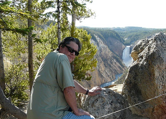 Mark at Grand Canyon of the Yellowstone