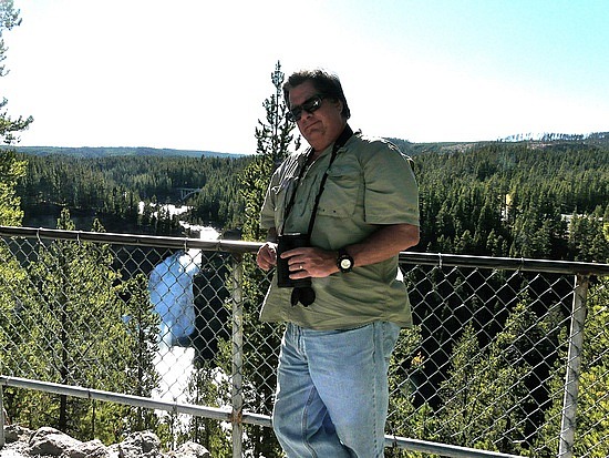 Mark at Grand Canyon of the Yellowstone