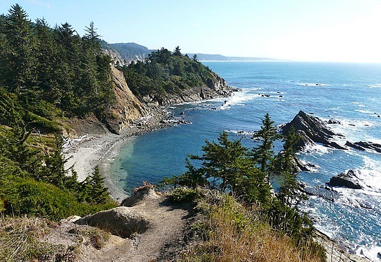 typical Oregon coastline