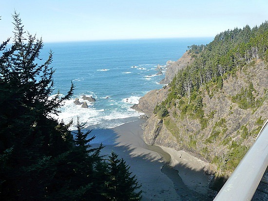 View from Thomas Creek Bridge