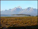 The Mountains from Jackson Lake Lodge