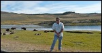 Mark & Buffalo at Hayden Valley