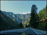 Driving through the Cascades