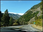 Driving through the Cascades