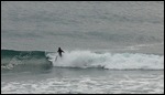 Surfing near Ecola State Park