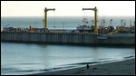 Port Orford dolly dock cranes