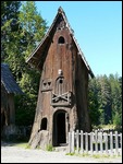 A house carved out of a tree